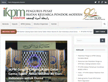 Tablet Screenshot of ppikpm.gontor.ac.id