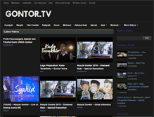 Tablet Screenshot of gontor.tv